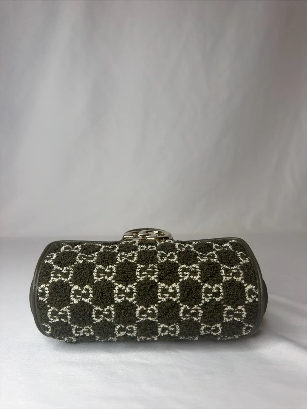 Gucci GG Marmont Green Boucle Mini NWT w/ Box
